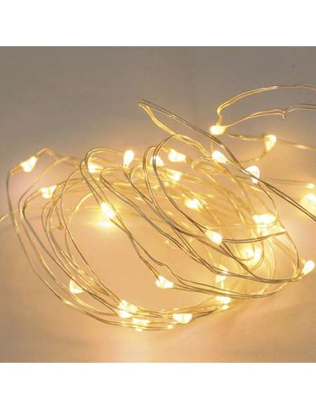 Guirnalda Alambre 5M 50 Leds AC230V IP44