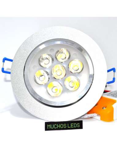 Downlight Empotrable 7x1W