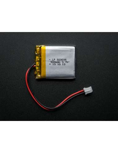 Pack batería Litio Ion 3,7v 500mAh