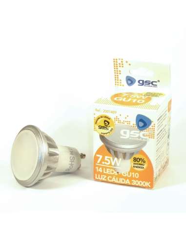 Bombilla Led GU10 7.5W 120º