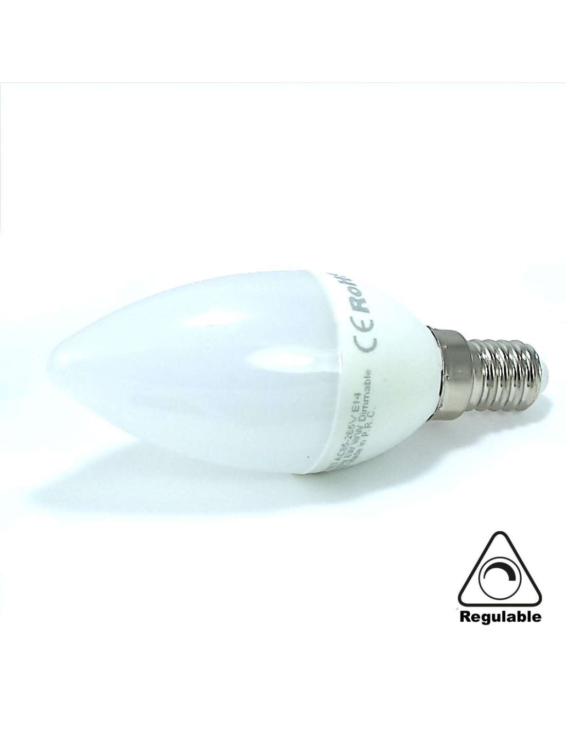 Foco LED Mini Vela Luz Cálida 5W E14